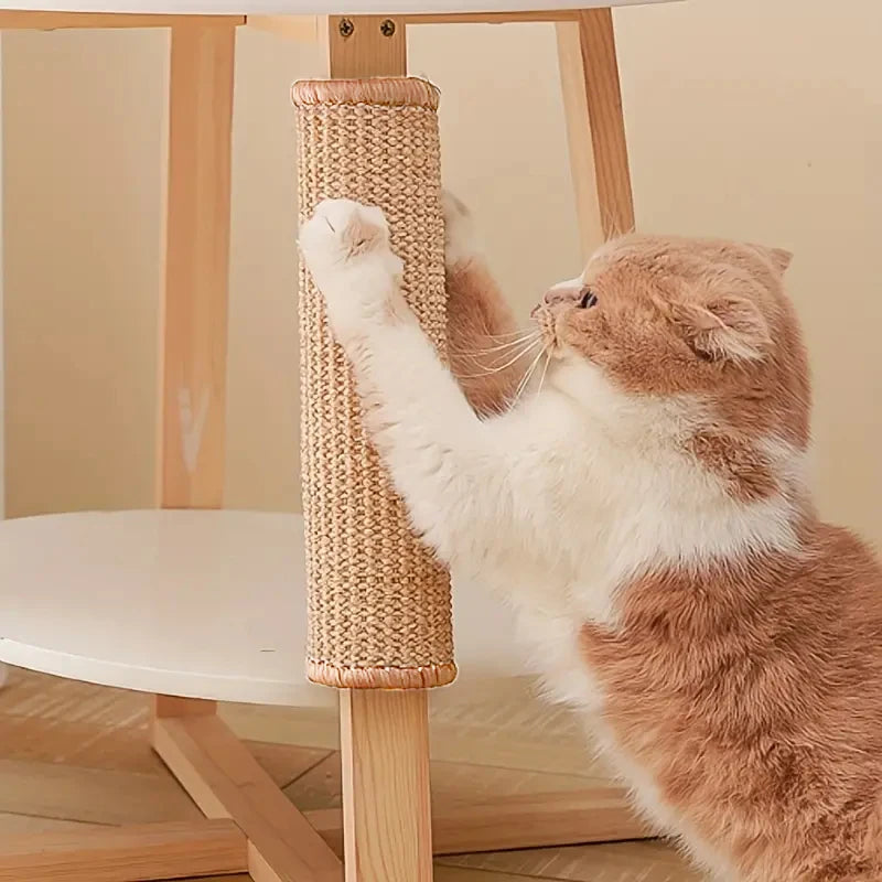 Tappetino Graffi per Gatti in Sisal Naturale – Protegge Divani e Tappeti, Orizzontale da Pavimento