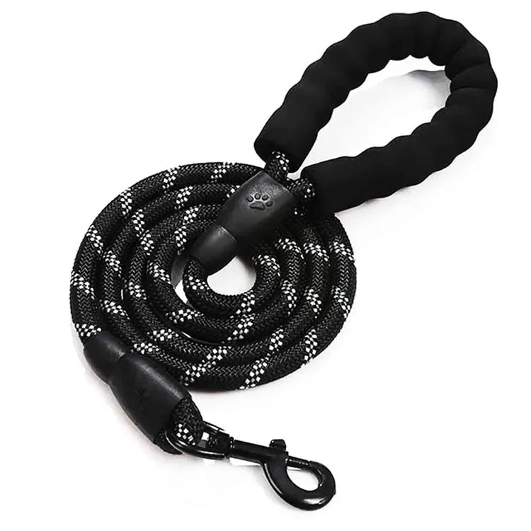 Guinzaglio Riflettente in Nylon Rinforzato per Cani – Resistente e Sicuro (Taglia Piccola, Media, Grande)en Retriever