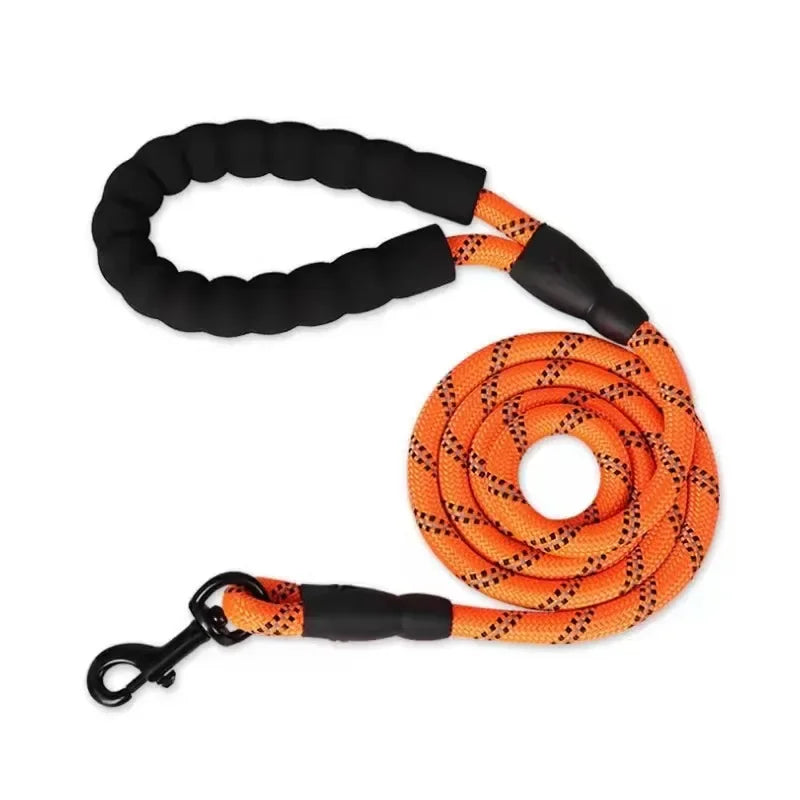 Guinzaglio Riflettente in Nylon Rinforzato per Cani – Resistente e Sicuro (Taglia Piccola, Media, Grande)en Retriever