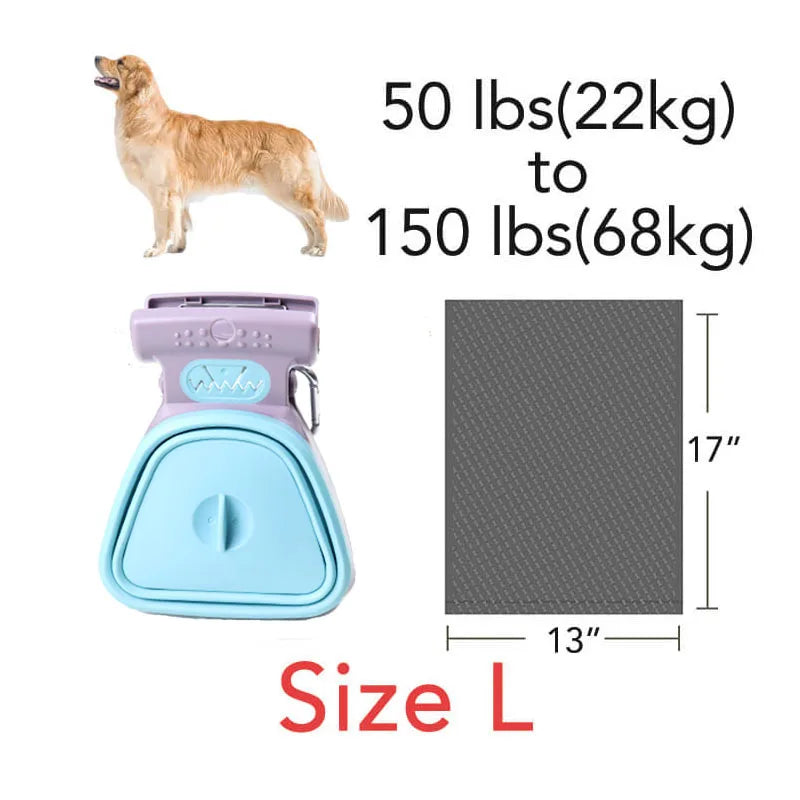 🐾 Pinza Igienica Portatile per Raccogliere la Cacca del Cane – Con Alloggio Sacchettini 🚀