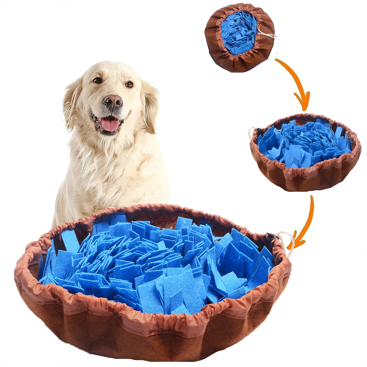 Tappetino Olfattivo per Cani – Gioco e Alimentazione Lenta, Lavabile e Pieghevole