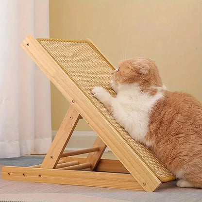 Tappetino Graffi per Gatti in Sisal Naturale – Protegge Divani e Tappeti, Orizzontale da Pavimento