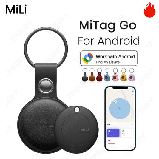 MiLi Smart GPS Tracker Mitag – Localizzatore Bluetooth Anti-Smarrito per Chiavi, Portafogli, Animali, Bambini ed Anziani – Compatibile con Android Find My
