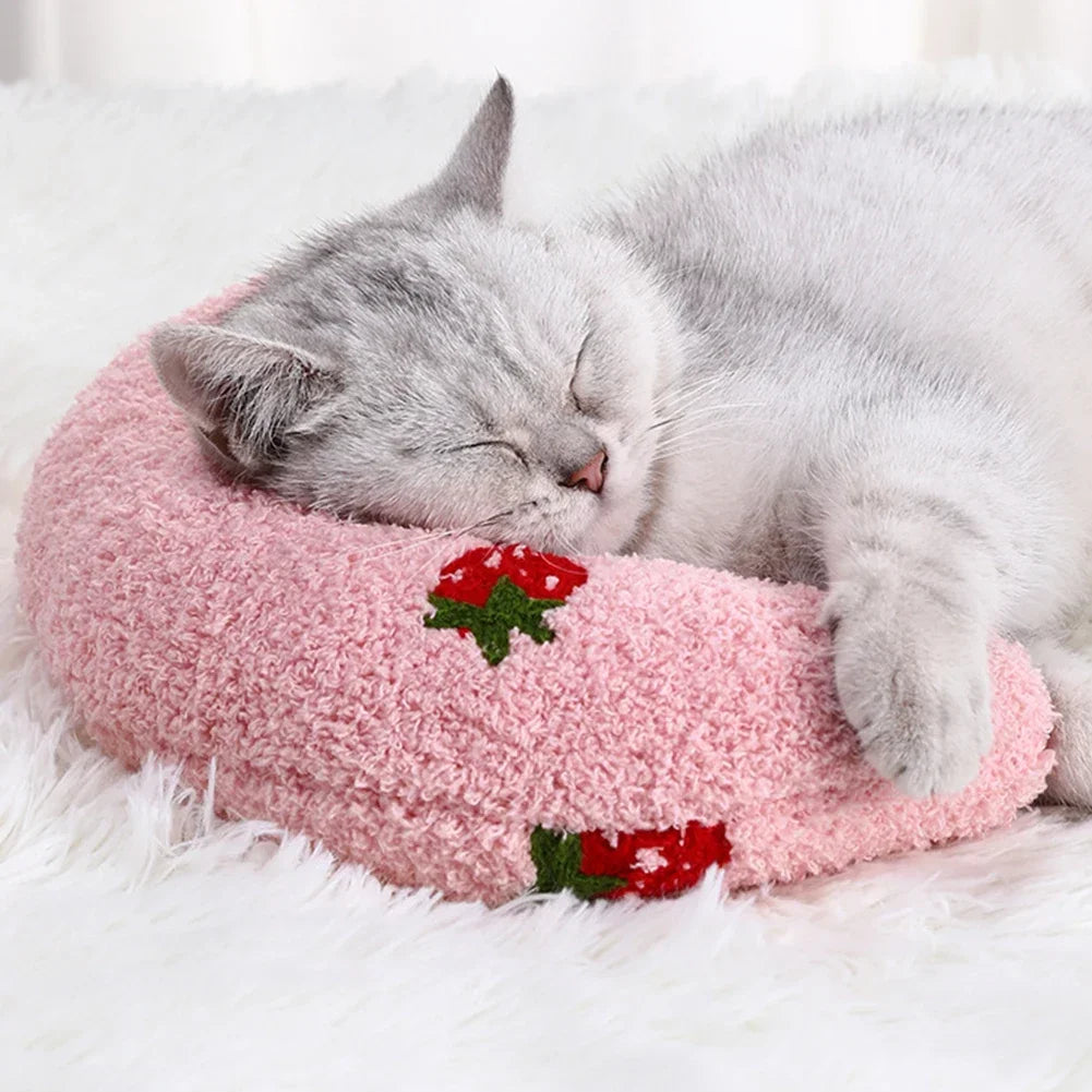 Cuscino per Cani e Gatti – Poggiatesta Morbido per Sonno Profondo di Cuccioli e Gattini