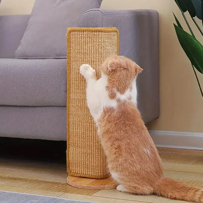 Tappetino Graffi per Gatti in Sisal Naturale – Protegge Divani e Tappeti, Orizzontale da Pavimento