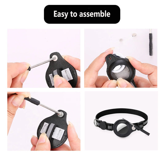 Collare per Gatti con Porta AirTag 🐱🔔 Riflettente, Regolabile e Impermeabile