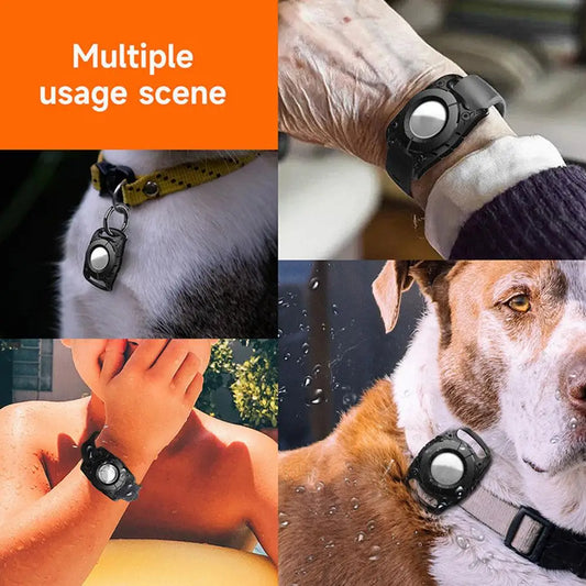 Custodia Impermeabile IP67 per Apple AirTag 🐾🔑 GPS Tracker per Cani, Gatti e Oggetti