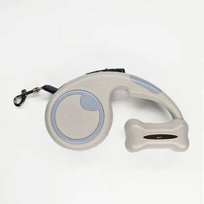 🐾 Guinzaglio Retrattile Automatico 3m con Dispenser Sacchetti – Passeggiate comode e senza stress