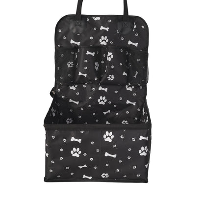 Seggiolino Auto per Cani – Resistente ai Graffi con Tasche Portaoggetti, Ideale per Cani Piccoli e Medi