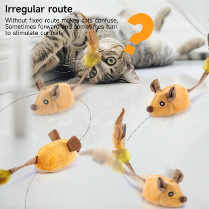🐭 Giocattolo Interattivo Topolino per Gatti – Automatico o Telecomandato, Ricaricabile e Realistico