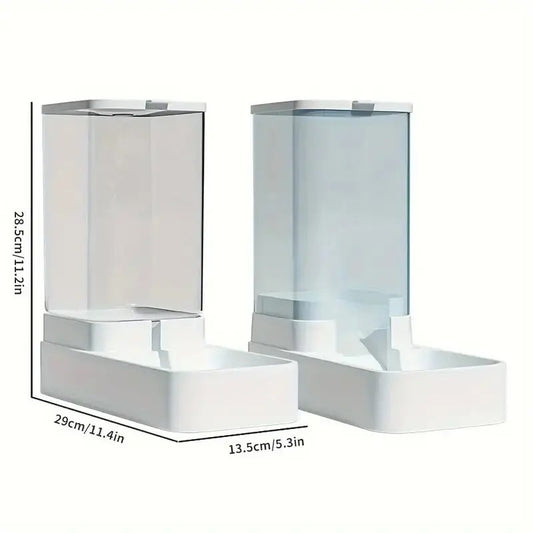 Set di 2 pezzi : distributore automatico acqua 3.8l + crocchette 2.1kg